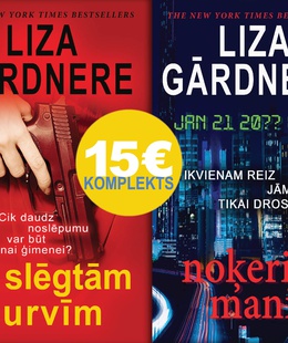 Lizas Gārdneres romānu komplekts tikai 15 EUR!  Hover