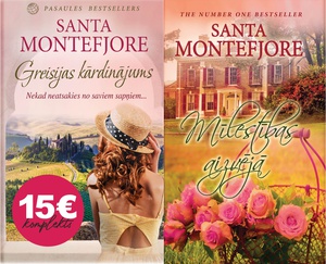 Santas Montefjores grāmatu komplekts tikai 15 EUR!